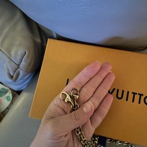 Louis Vuitton Gold Chain Strap from Felicie Pouch